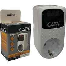 Cata CT-9187 4000W 150-280V Tekli Priz Regülatör Beyaz