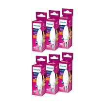 Philips Led 40W Mum Ampul Sarı Işık E14 Ince Duylu 6Lı
