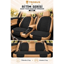 Trobus Ritim Mercedes Glc 2015 Ve Sonrası Baby Face 7'li Koltuk Minderi Siyah