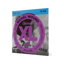 Daddario Exl120 Elektro Gitar Tel Seti, Xl, 9-42, Nickel Wound, Su