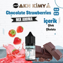 Akn Kimya Chocolate Strawberries Mix Aroma Çilek Çikolata Gıda Aroması 10 Ml