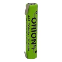 Orion İnce Kalem Aaa Şarjlı 1.2 V 1000 Mah Tıraş Makinesi Pili
