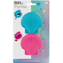 Create It Dudak Balmı Ve Göz Farı Seti - Mavi Pembe - Mermaid