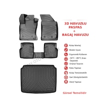 Jeep Cherokee Kl 2014-2019 3d Araca Özel Paspas Ve Bagaj Havuzu Bmy