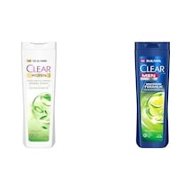 Clear Kepeğe Karşı Etkili Şampuan Bitkisel Sentez Aloe & Çay Ağacı Yağı 350 Ml 2 Clear Men Maksimum Ferahlık Yağlı Saç Derisi İçin Limon Özlü Kepeğe Karşı Etkili Şampuan 350 Ml 1