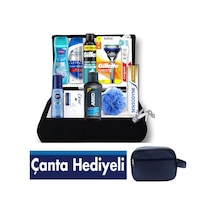 Damat Sandığı Çantalı Hediyelik Erkek Bakım Seti 13 Parça-tam Boy Ürünler