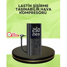 Usb Şarjlı Taşınabilir Hava Kompresörü Dijital Ekranlı