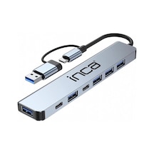 Inca Iutp-7 Usb Type-c Hub X7 Alumınyum Çoklayıcı