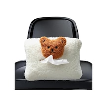 B-lambswool Araba Doku Kutusu Asılı Tip Çekmece Kutusu Kapağı Araba Koltuğu Arka Kol Dayama Kutusu Doku Çanta Karikatür Hayvanlar Peçete Doku Kağıt