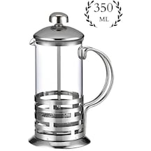 Yakut 350 Ml Metal Kuplu Kave & Bitki Çayı Demleme French Press