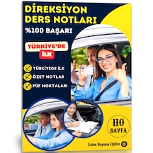 Ehliyet Direksiyon Ders Notları