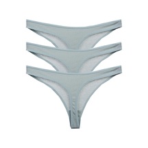 Vanilya Secret Pamuk Tanga 3'lü Paket Mint Yeşili