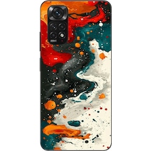 Redmi Note 11 - 11s Uyumlu Boya Karışımı Baskılı Silikon Kılıf Renkli