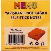 Rubenis Yapışkanlı Not Kağıdı 76x76 Mm 50 Şeffaf Turuncu 50 Yp Rps-153-24-pkt