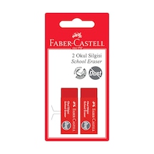 3 Adet Faber Castell 2'li Okul Silgisi