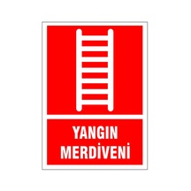 Yangın Merdiveni, İsg Uyarı Levhası