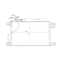 Klima Radyatörü Mercedes W203 W209 M271 Om646 2006-2007 Mga-82476