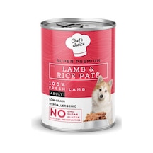 Pate Lamb Rice Kuzulu Pirinçli Yetişkin Köpek Konservesi 400 Gr