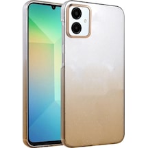 Mey İthalat Samsung Uyumlu Galaxy A06 Glossy Kapak - Çöl Titanyum