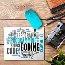 Program Coding Code Baskılı Mousepad Mouse Pad