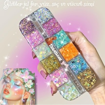 Glitter Kremsi Far&saç Simi,yüz Ve Vücut Simi