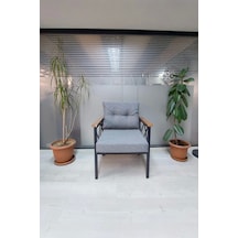 Safir Bahçe,balkon,çayseti,ofis,cafe,teras Koltuk,berjer Gri