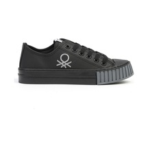 Benetton Bn-30532 -siyah Gri-kadın Spor Ayakkabı 001