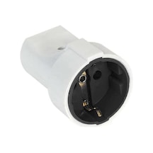 Topraklı Dişi Priz 16a 250v Schuko Uyumlu Avrupa Tipi Elektrik Priz Aparatı Yüksek Akım Taşıma Kapasiteli Isıya Dayanıklı Sağlam Gövdeli Ev Ofis Ve Atölye Kullanımına Uygun Beyaz