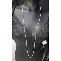 Vog Unisex Yuvarlak Sık İç İçe Halka Model Çelik Erkek 3mm-80 Cm Uzunluk Orta Kalınlıkta Kolye