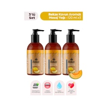 Kavun Aromalı Masaj Yağı 3 Lü Set Erotik Kokulu, Yenilebilir Ve Nemlendirici - 305837773