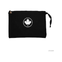 Zepplin Giyim Leaf Plane Siyah Clutch Astarlı Cüzdan / El Çantası Siyah