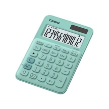 Casio Ms-20Uc-Gn 12 Hane Yeşil Masaüstü Hesap Makinesi