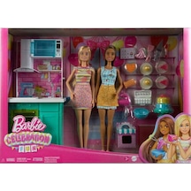 Barbie Brooklyn Ve Malibu Pasta Yapıyor Oyun Seti Hjy94