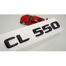 CL 550 Bagaj Parlak Siyah ABS 3M 3D Yazı Logo