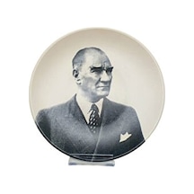 Atatürk Portreli Dekoratif Tabak 20 Cm