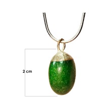 Aventurin Doğal Taşı Zincirli El Yapımı Kolye Uç: 2 Cm Zincir: 20 Cm Kutulu Diğer
