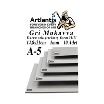 A5 Mukavva Gri 1.0mm 10 Adet 1 Paket 14,8x21 Cm A-5 Mukavva 1,0 Mm Kalınlığında A-5 Mukavva 1 Adet