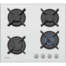 Simfer 3036 Set Üstü Ocak Beyaz