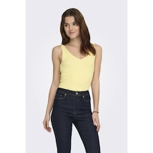 Jdy Jdynanna Slim Fit V Yaka Kolsuz Bluz Bayan Bluz 15180497 Sarı Sari Jdy Jdynanna Slim Fit V Yaka Kolsuz Bluz Bayan Bluz 15180497 Sarı Sari