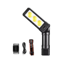Şarjlı Mıknatıslı Çalışma Lambası Kafa Işığı &amp Led Aydınlatma Wt-706 ANTRASİT