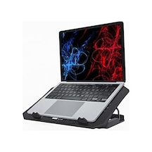 Ventus 5 Fanlı Led Aydınlatmalı Notebook Soğutucu Siyah