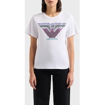 Emporio Armani Bayan T Shirt 3d2t7t 2jıdz 0100 Beyaz