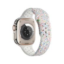 Xemu Watch Ultra 49mm Kordon Yeni Seri 2023 Krd-02 Uyumlu Strap Kayış Clo- Beyaz