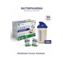 Nutripharma Quick Slim Whey Proteinli Öğün Tozu - Hindistan Cevizi Aromalı 30 Saşe + Shaker Hindistan Cevizi