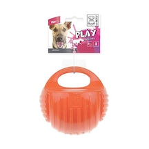 M-pets Kauçuk Top Köpek Oyuncağı Turuncu Small 7,7 Cm 244-50078.01