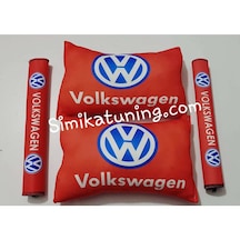 Volkswagen Vw Araç Boyun Yastık Ve Kemer Konfor 2 Li Set (301284997)
