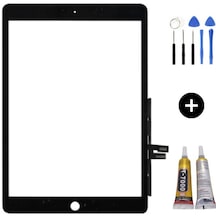 Apple Uyumlu iPad 8.nesil A2270-a2428-a2429-a2430 Dokunmatik Siyah + Montaj Seti