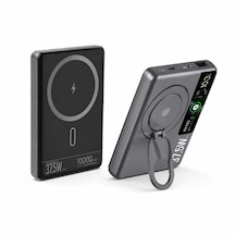 Mt4570 10.000 Mah 3in1 37.5w Manyetik Magsafe Pd Şarj Powerbank 60/grı Gri