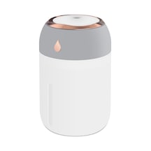Kosona 330ml Gri Sessiz Nemlendirici: Ev, Araba, Ofis İçin Sürekli/aralıklı Buhar Modu Ve Renkli Gece Lambası