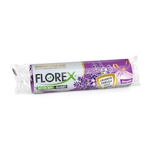 Şeylişeyler - Florex Büyük Boy Çöp Torbası Lavanta Kokulu Büzgülü 65x70 10lu 1 Paket